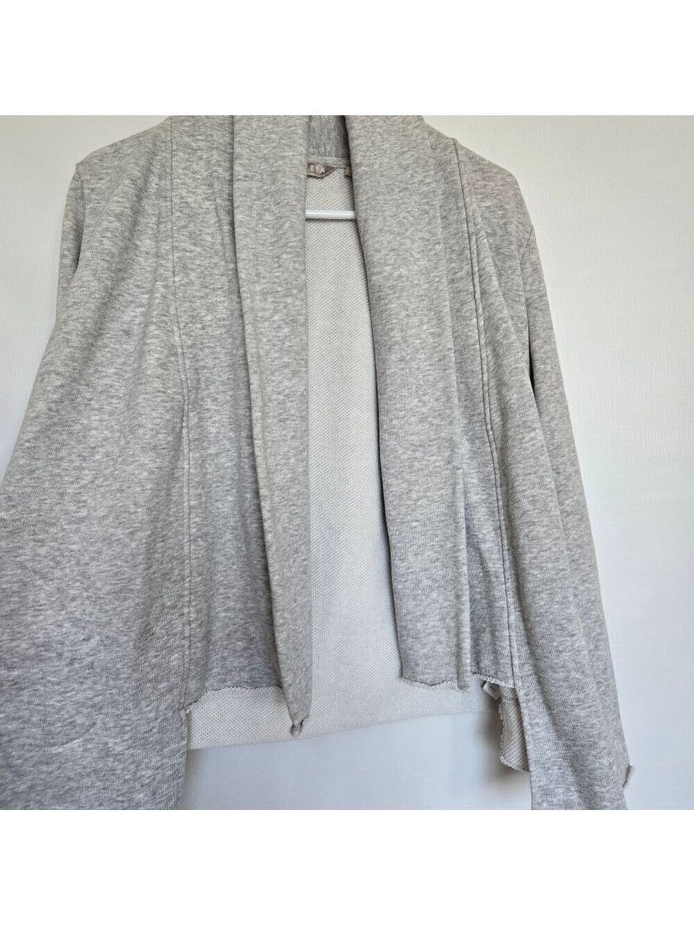 ATHLETA TRANQUILITY SWEATSHIRT CARDIGAN WOMENS OPEN FRONT GRAY (XS) - Picture 4 of 10